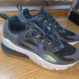 Nike 270 React Black/Multicolor Size 4Y